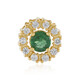 Ciondolo in argento con Apatite Verde