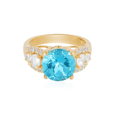 Anello in argento con Topazio Paraiba