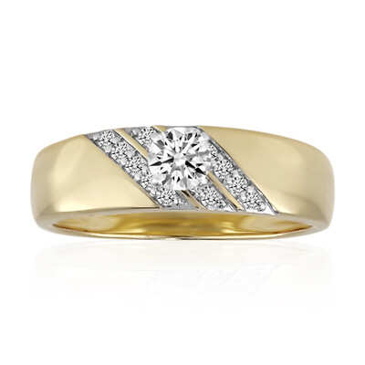 Anello in oro con Diamante IF (D) (Annette)