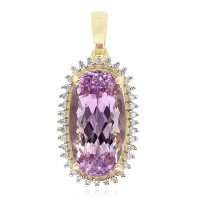 Ciondolo in oro con Kunzite Patroke