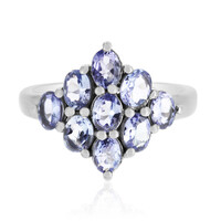 Anello in argento con Tanzanite