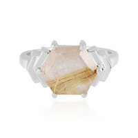 Anello in argento con Quarzo Rutilato