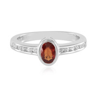 Anello in argento con Zaffiro Tramonto