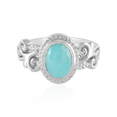Anello in argento con Amazzonite