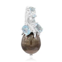Ciondolo in argento con Perla di Acqua Dolce (TPC)