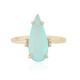 Anello in oro con Opale Paraiba (AMAYANI)