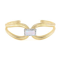 Bracciale in oro con Opale di Welo AAA (Ornaments by de Melo)