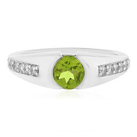 Anello in argento con Peridoto