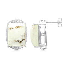 Orecchini in argento con Magnesite