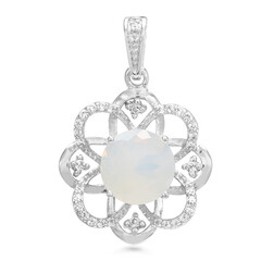 Ciondolo in argento con Quarzo Blue Moon