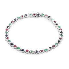 Bracciale in argento con Smeraldo Socoto
