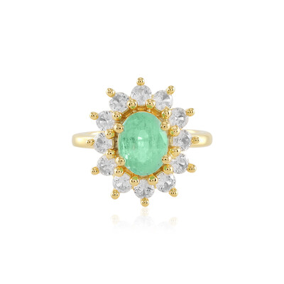 Anello in argento con Smeraldo Colombiano