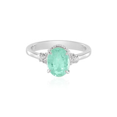 Anello in argento con Smeraldo Colombiano