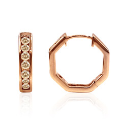 Orecchini in oro con Diamante Rose de France SI1 di Argyle