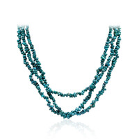 Collana in argento con Turchese Kingman (Anne Bever)