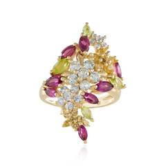 Anello in argento con Peridoto
