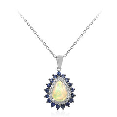 Collana in oro con Opale di Welo AAA (CIRARI)