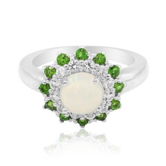 Anello in argento con Opale di Welo