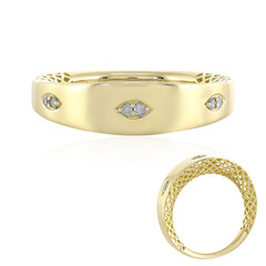 Anello in oro con Diamante I4 (J) (Ornaments by de Melo)
