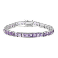 Bracciale in argento con Ametista