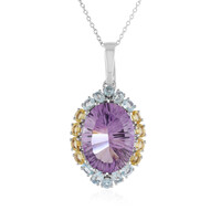 Collana in argento con Ametista Rose de France