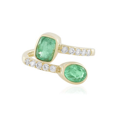 Anello in oro con Smeraldo Etiope (Adela Gold)