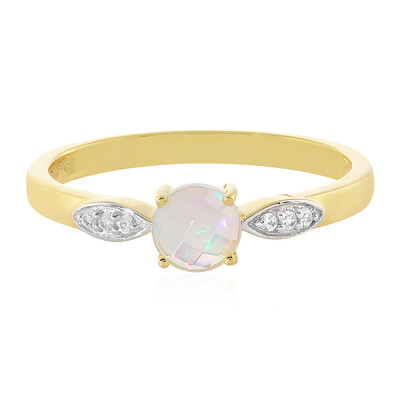 Anello in argento con Opale di Welo