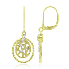 Orecchini in argento con Diamante I1 (G)