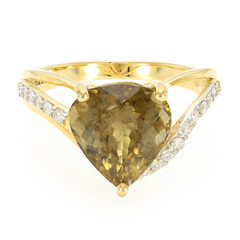 Anello in oro con Tormalina Cuprian (AMAYANI)