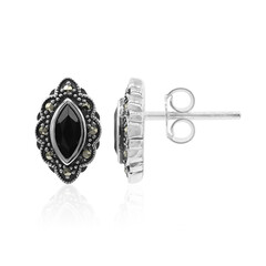 Orecchini in argento con Spinello Nero