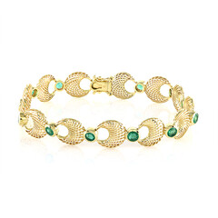 Bracciale in oro con Smeraldo Zambia (Ornaments by de Melo)