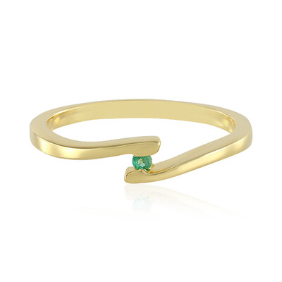 Anello in argento con Smeraldo Russo