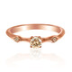 Anello in oro con Diamante Rose de France SI1 di Argyle (Annette)