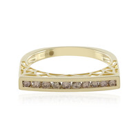 Anello in oro con Diamante Champagne I2 (Ornaments by de Melo)