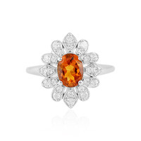 Anello in argento con Citrino Madeira