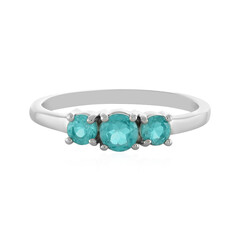 Anello in argento con Apatite Blu