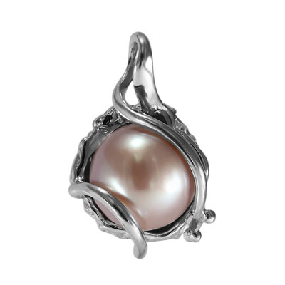 Ciondolo in argento con Perla Ming (TPC)