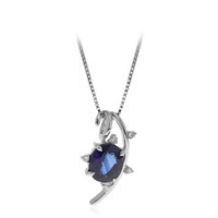 Collana in oro con Zaffiro Ceylon (CIRARI)
