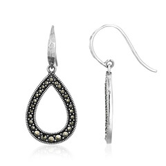 Orecchini in argento con Marcassite