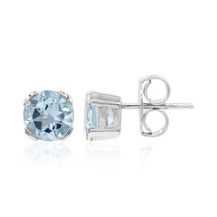 Orecchini in argento con Topazio Blu Cielo
