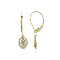 Orecchini in oro con Diamante I4 (J)