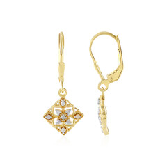 Orecchini in argento con Diamante I2 (J)