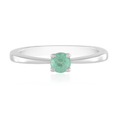 Anello in argento con Smeraldo Colombiano