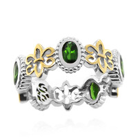 Anello in argento con Diopside Russo (Dallas Prince Designs)