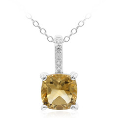Collana in argento con Citrino