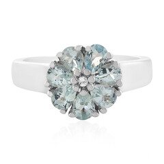 Anello in argento con Acquamarina