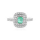 Anello in argento con Smeraldo Russo