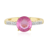 Anello in argento con Zaffiro Rosa del Madagascar