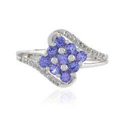 Anello in argento con Tanzanite