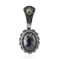 Ciondolo in argento con Ematite Nera (Annette classic)